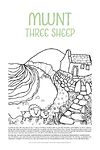 Helen Elliott Poster: Mwnt Three Sheep